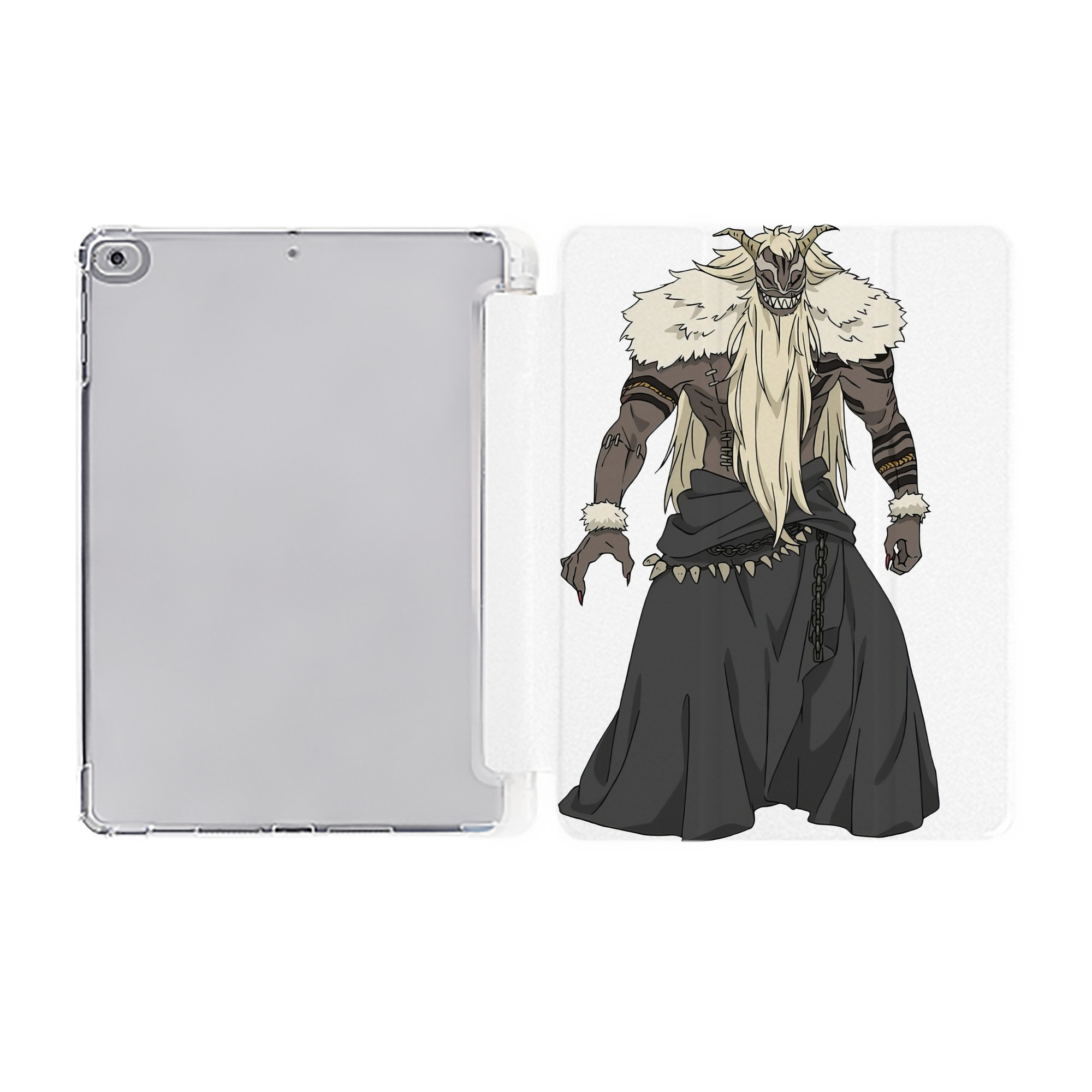 （画像用） 葬送のフリーレン Frieren IPad ケース ペン収納付き 三つ折りスタンド PUレザー×シリコン 対応機種9.5/10.5/10.9インチ